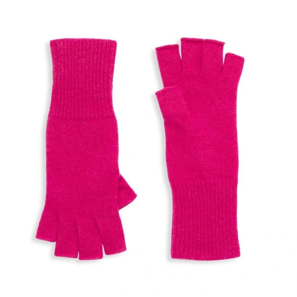 Saks Fifth Avenue Pink Cashmere Gloves